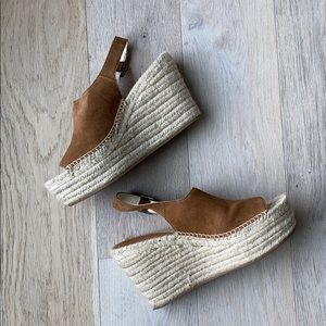 Soludos Sevilla Platform Wedge, Walnut (9.5 US)